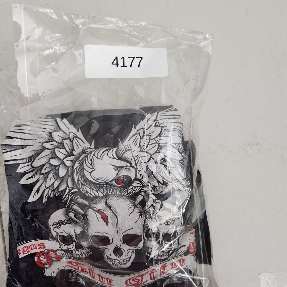 Sonoma Graphic Shirt Skull & Wings Design Las Vegas Sin City Theme Mens L - Picture 8 of 8